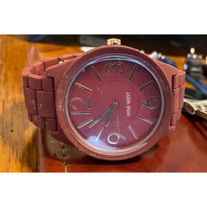 Women's 42mm Nine West 9W Watch, Red Wine Tone , NW/1678